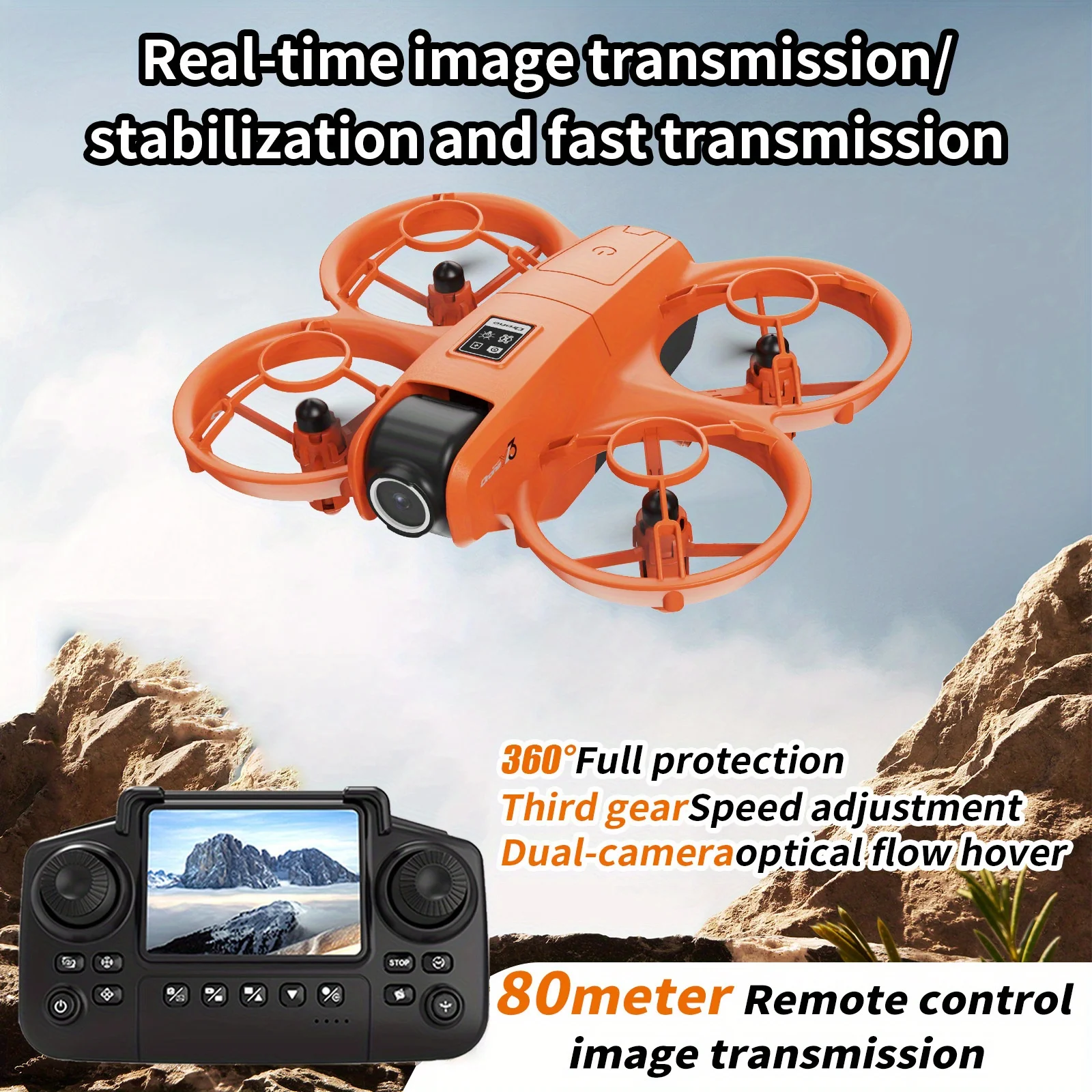 โดรนพกพาแบบพับได้รุ่น YL3 พร้อ - Drone Camera 4K บทวิจารณ์และราคา
