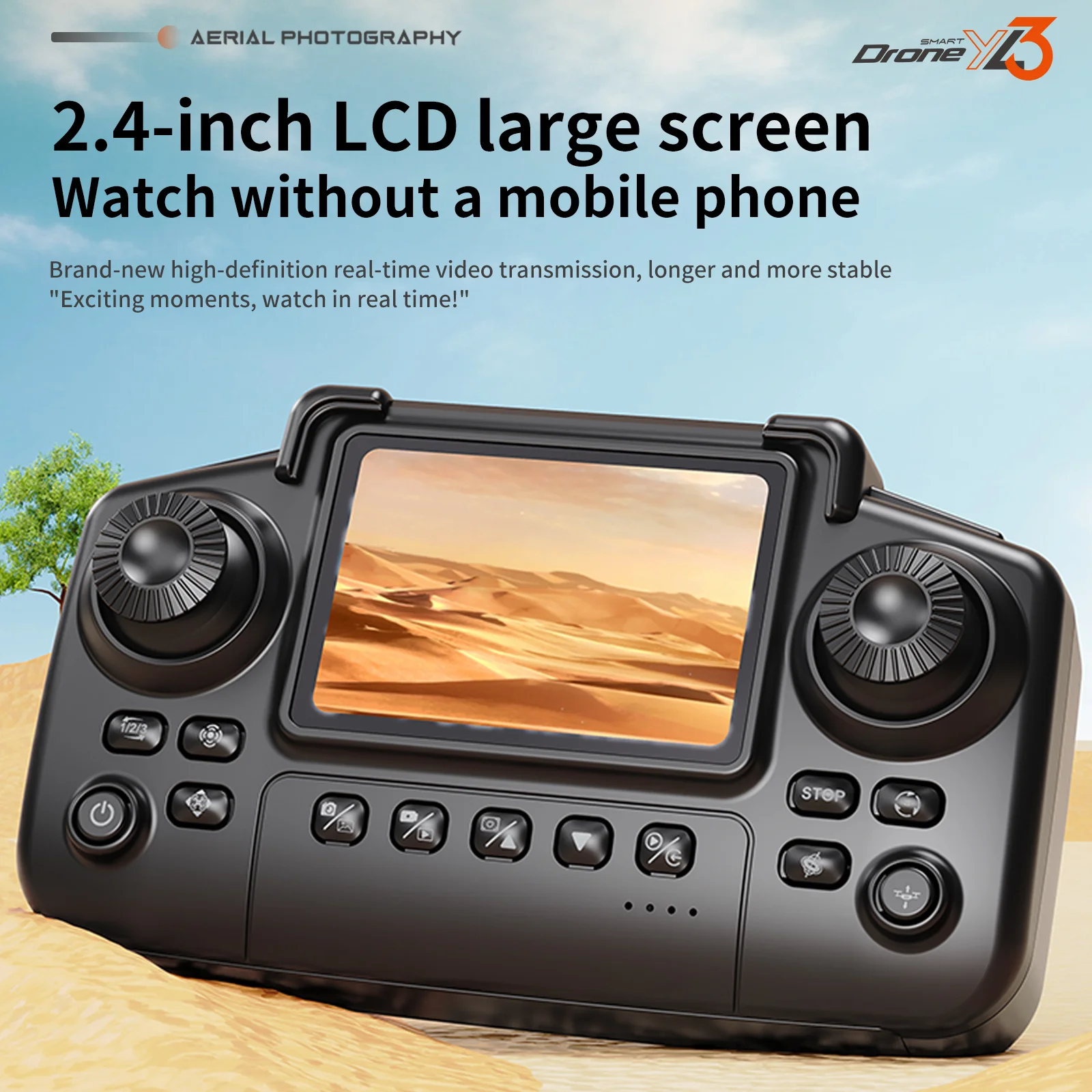 โดรนพกพาแบบพับได้รุ่น YL3 พร้อ - Drone Camera 4K บทวิจารณ์และราคา
